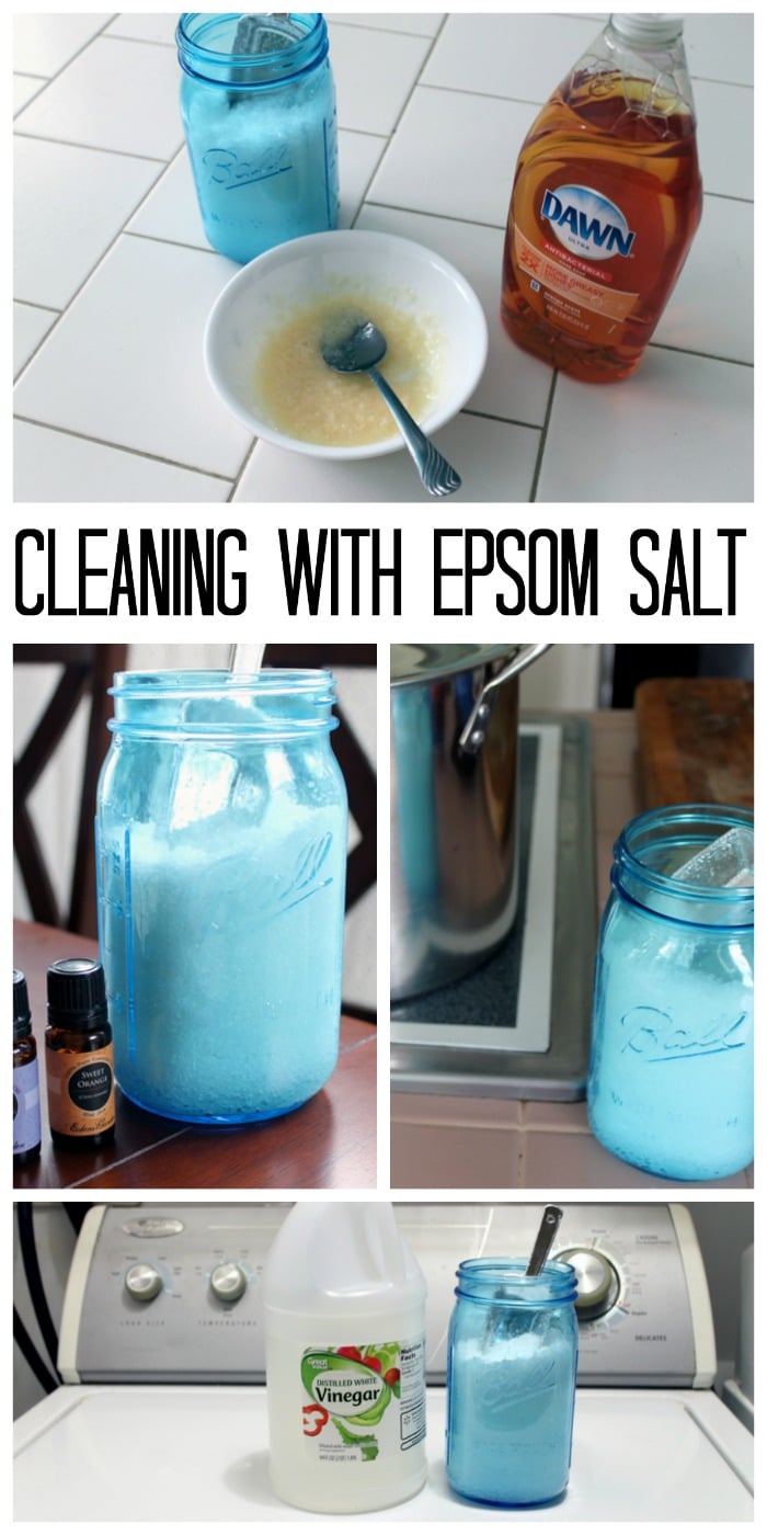 Cleaning with epsom salts - ideas for using epsom salts to clean your home!