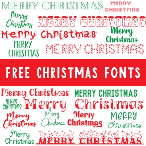 Free holiday fonts