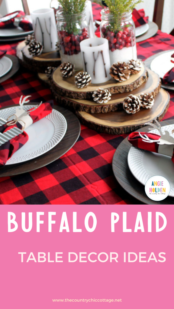 buffalo plaid table decor ideas