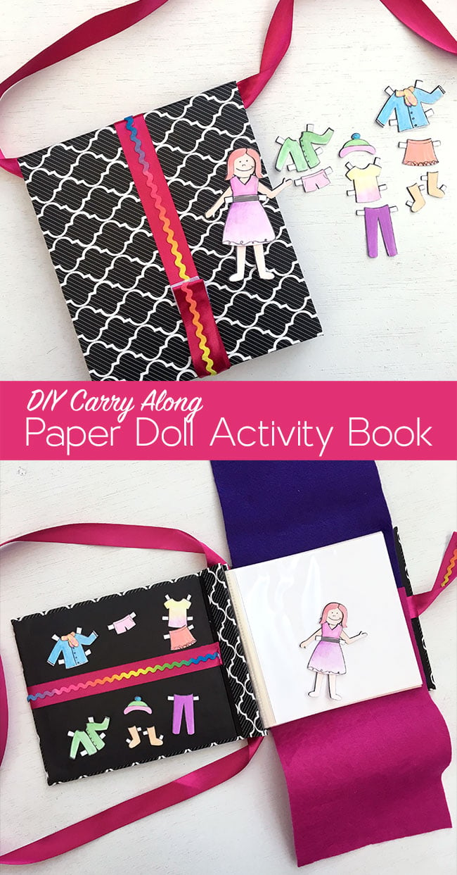 DIY Paper Doll activity set