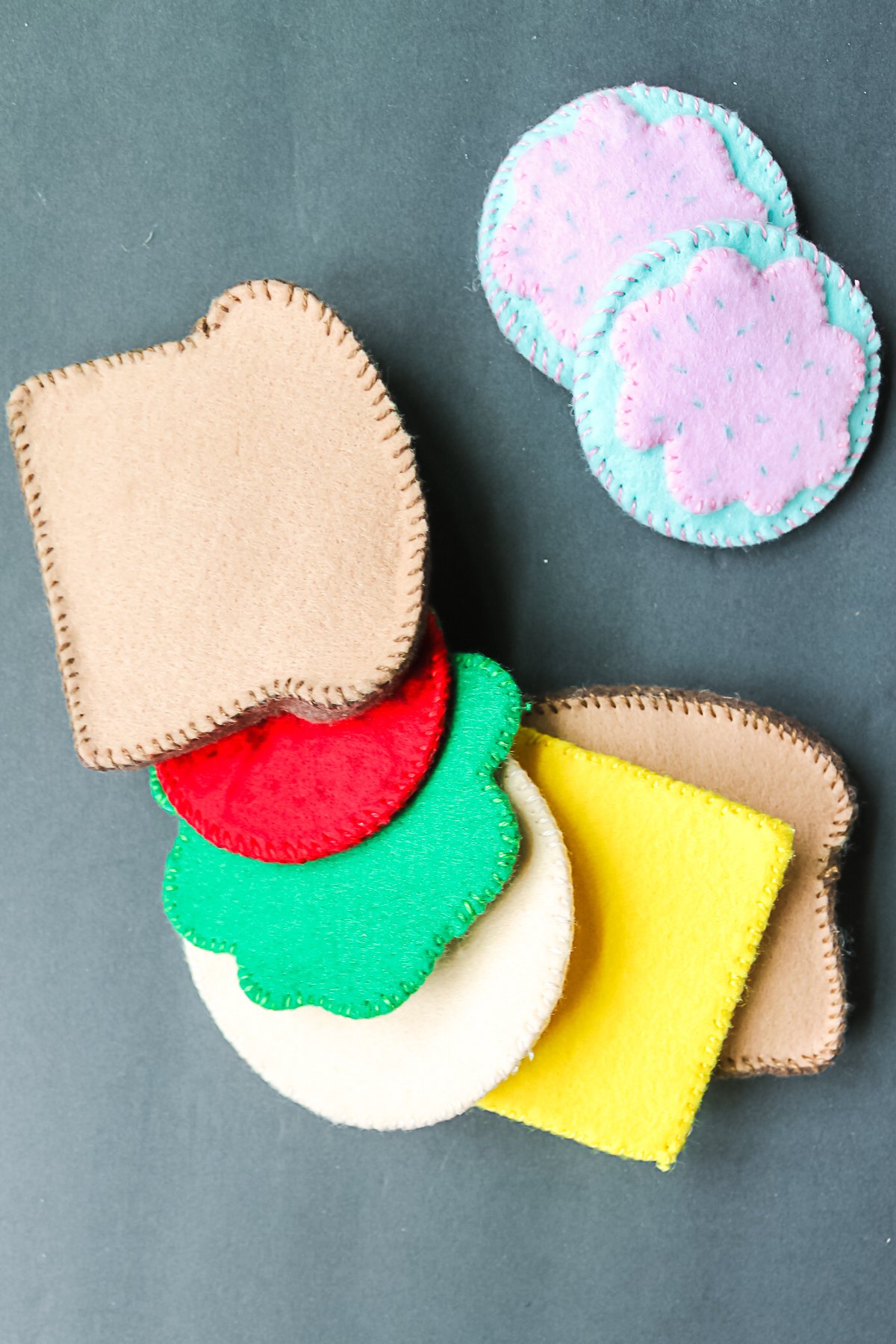 diy felt play food