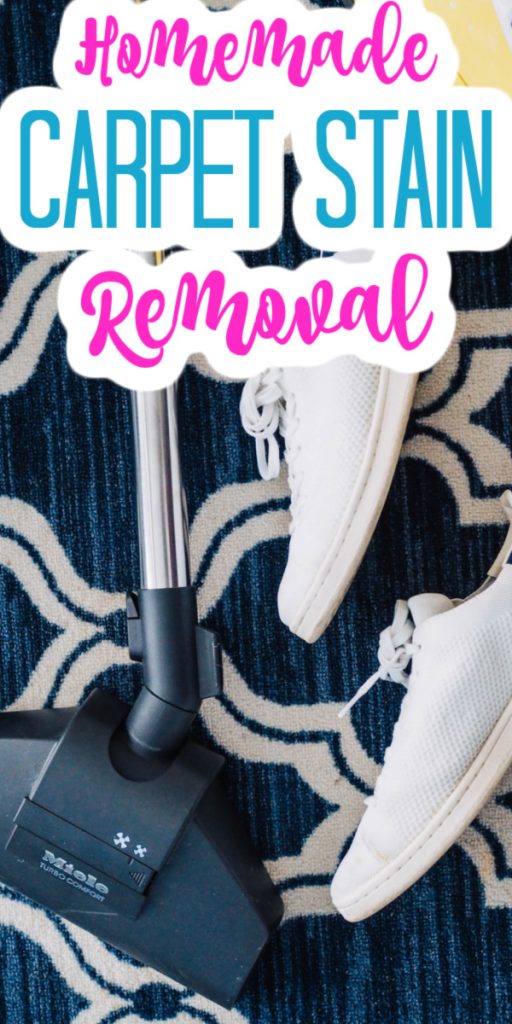 Give these homemade solutions a try when you need to remove a stain from your carpet! They really work and will leave your home cleaner every time you use them! #cleaner #cleaning #carpets #carpetcleaner #carpetstains