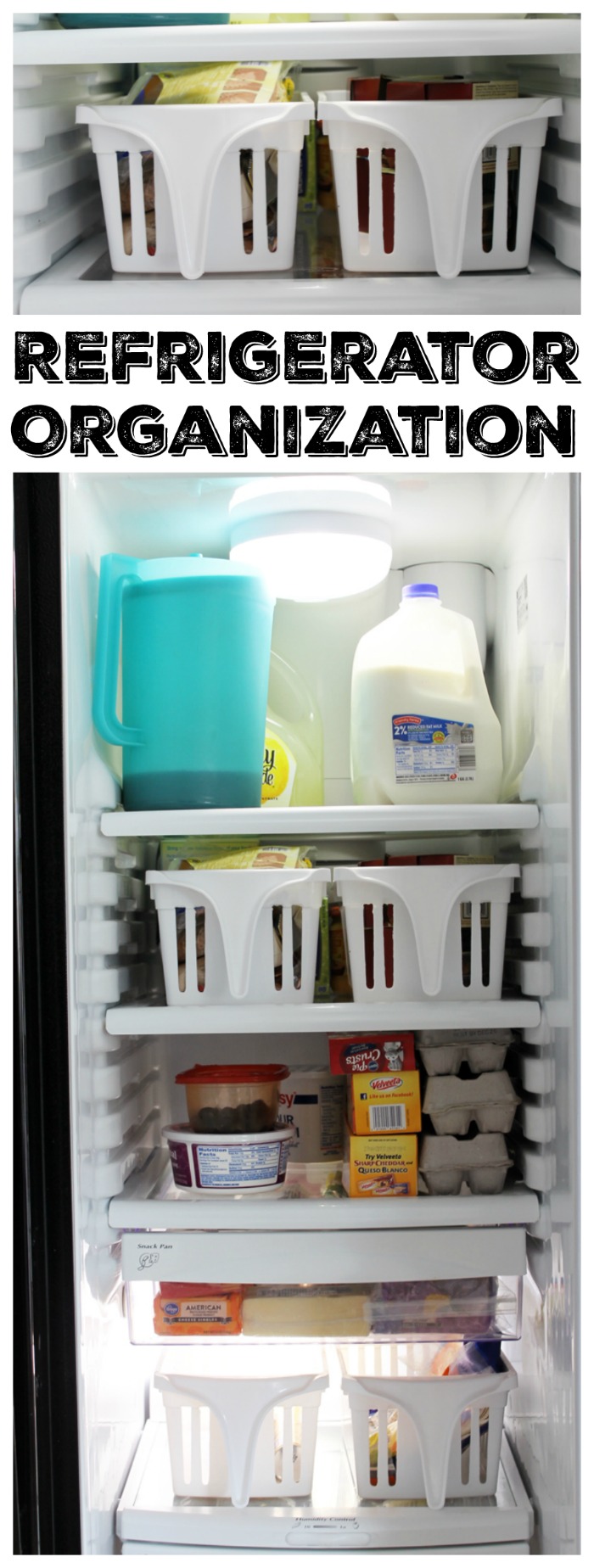 The best ideas for refrigerator organization! Perfect for organizing your kitchen!