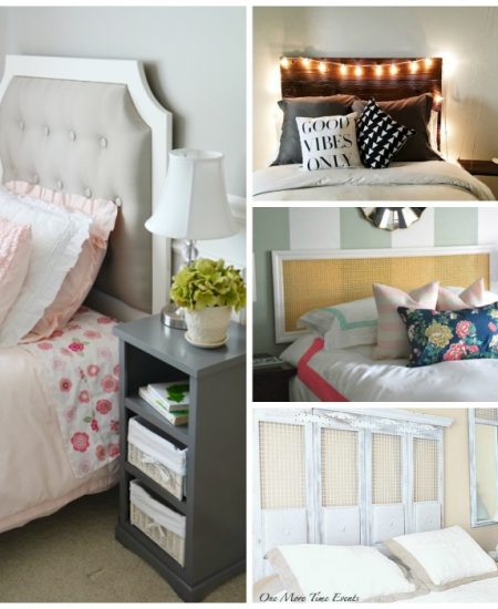 Unique headboard ideas for your home! DIY ideas to spruce up your bedroom on a budget!