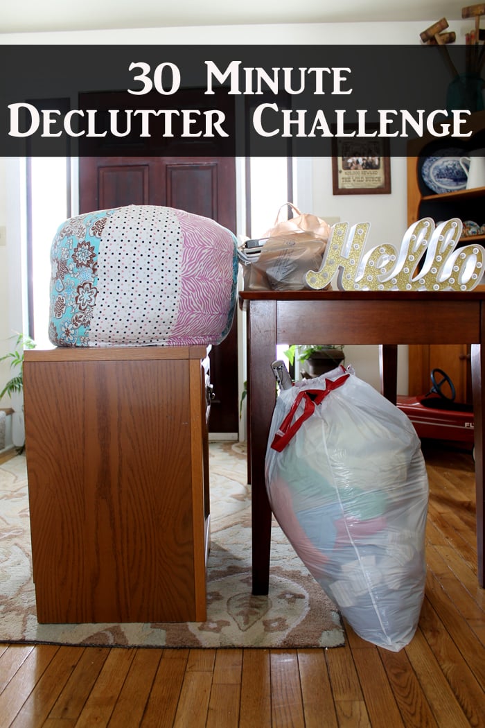 30 minute declutter challenge - remove clutter from your home in just 30 minutes with our technique!