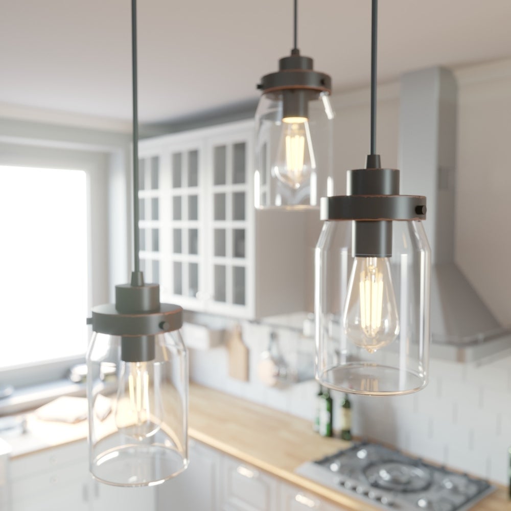 hanging mason jar light