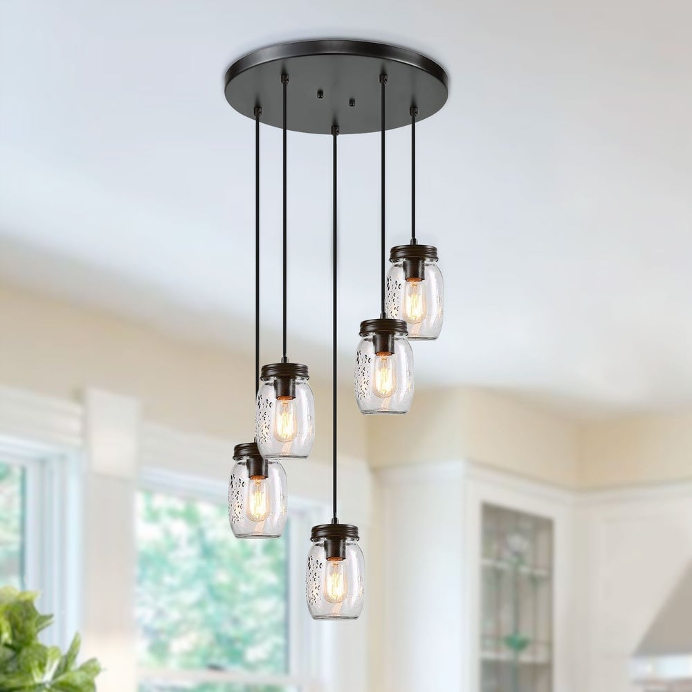 barn grey mason jar light fixture