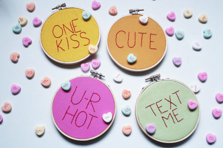 Great quick and easy Valentine's Day crafts that can be made in 15 minutes or less!