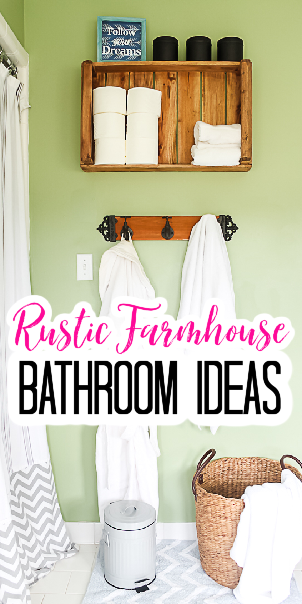 farmhouse chic bathroom