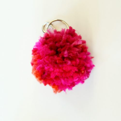 How to Make Pom Pom Keychains Angie Holden The Country Chic Cottage