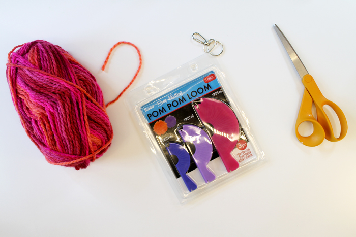 Pom-Pom Key Rings (Crafts) – Lion Brand Yarn