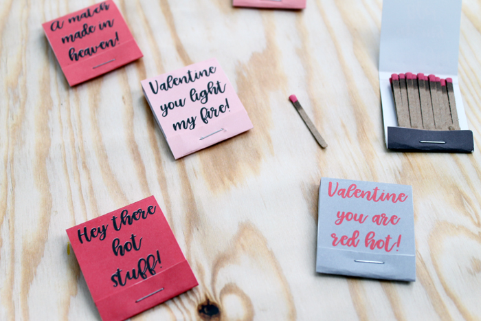 Matchbook Valentines