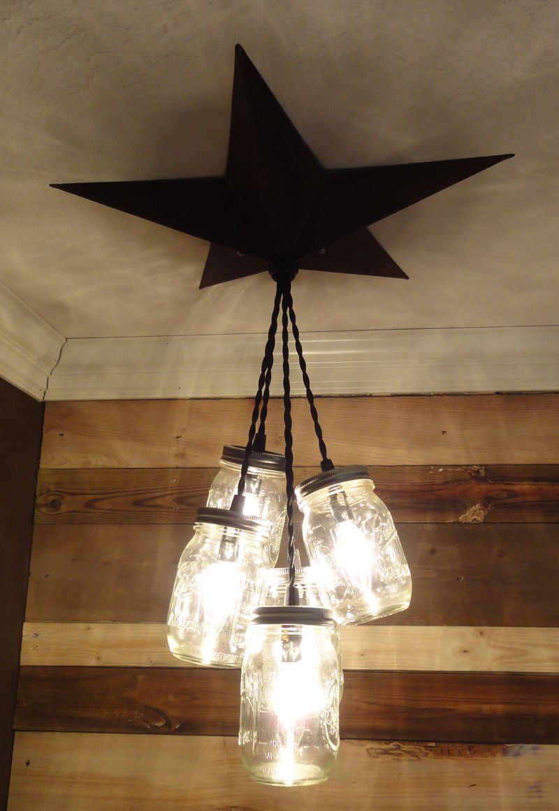 mason jar kitchen lights for your home - the country chic cottage