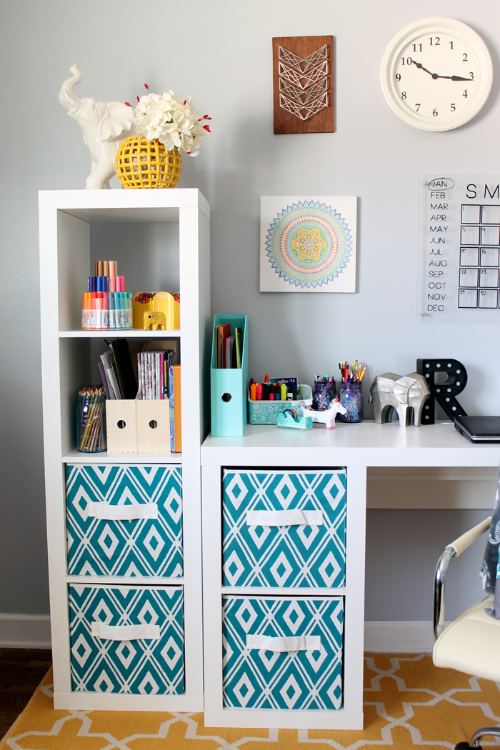 teenage desk organization