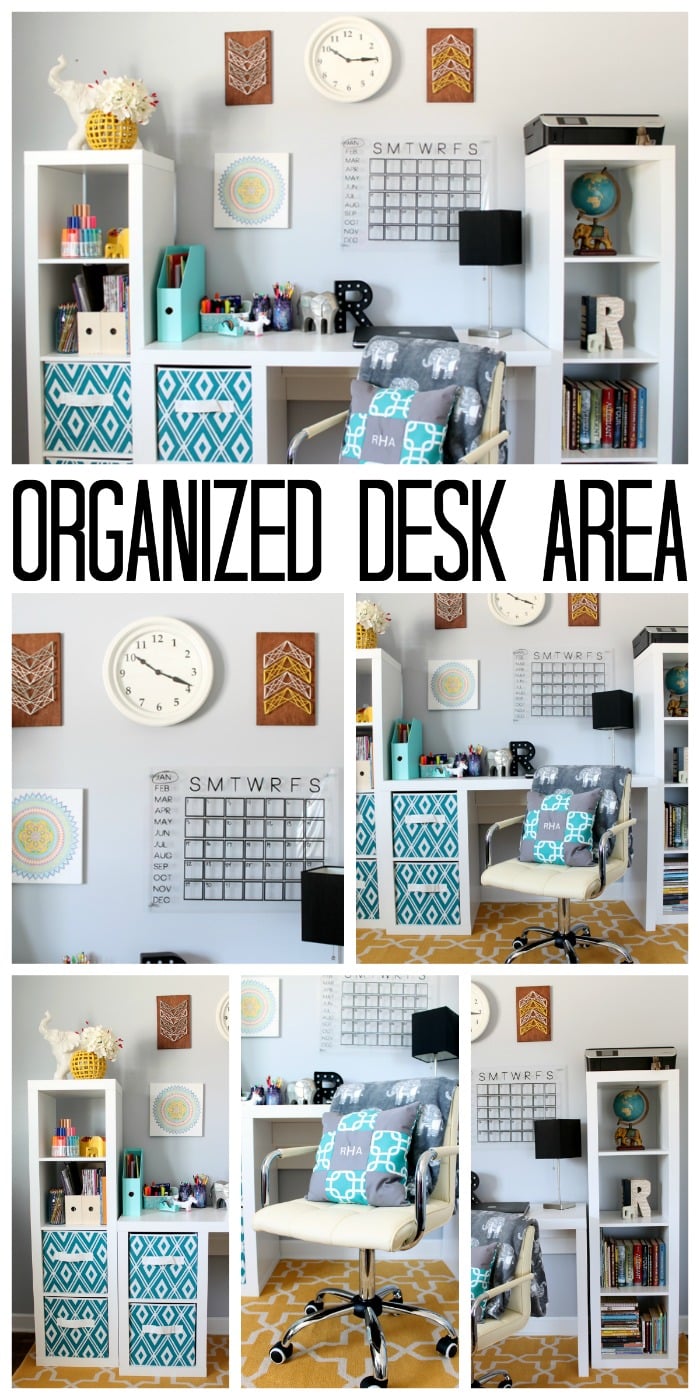 Organized Desk Area For A Teen Room Angie Holden The Country Chic Cottage organized-desk-area-for-a-teen-room-angie-holden-the-country-chic-cottage