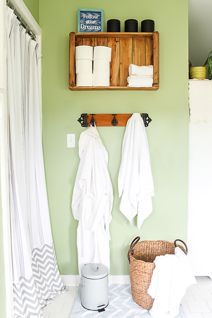 Small Bathroom Storage Ideas For Your Home - Angie Holden The Country Chic  Cottage