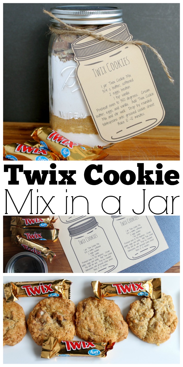 Twix Cookie Mix in a Jar