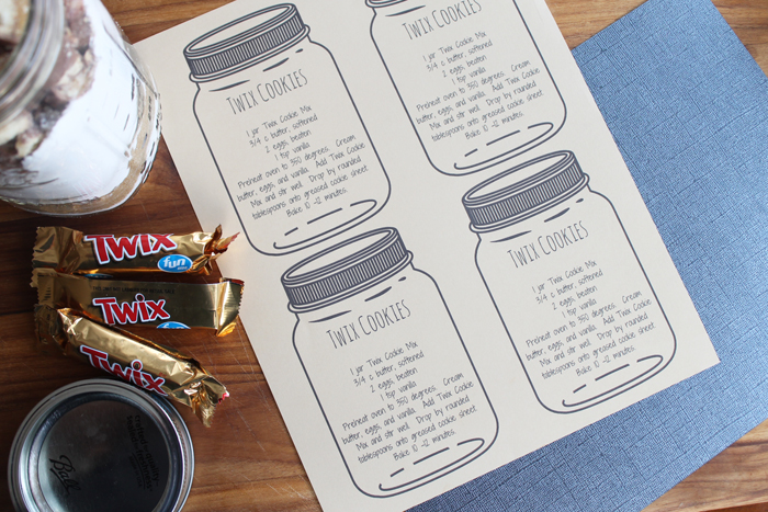 printed mason jar gift tags