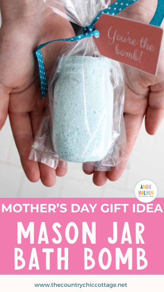 Mother's Day gift idea - mason jar bath bomb