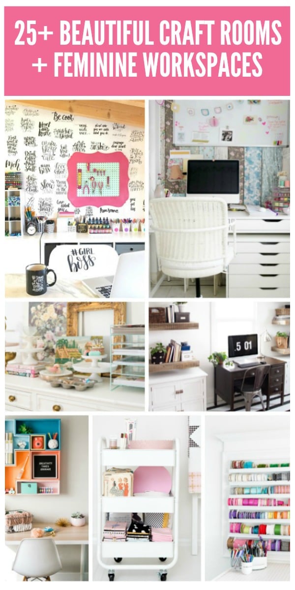 25+ Beautiful Craft Rooms