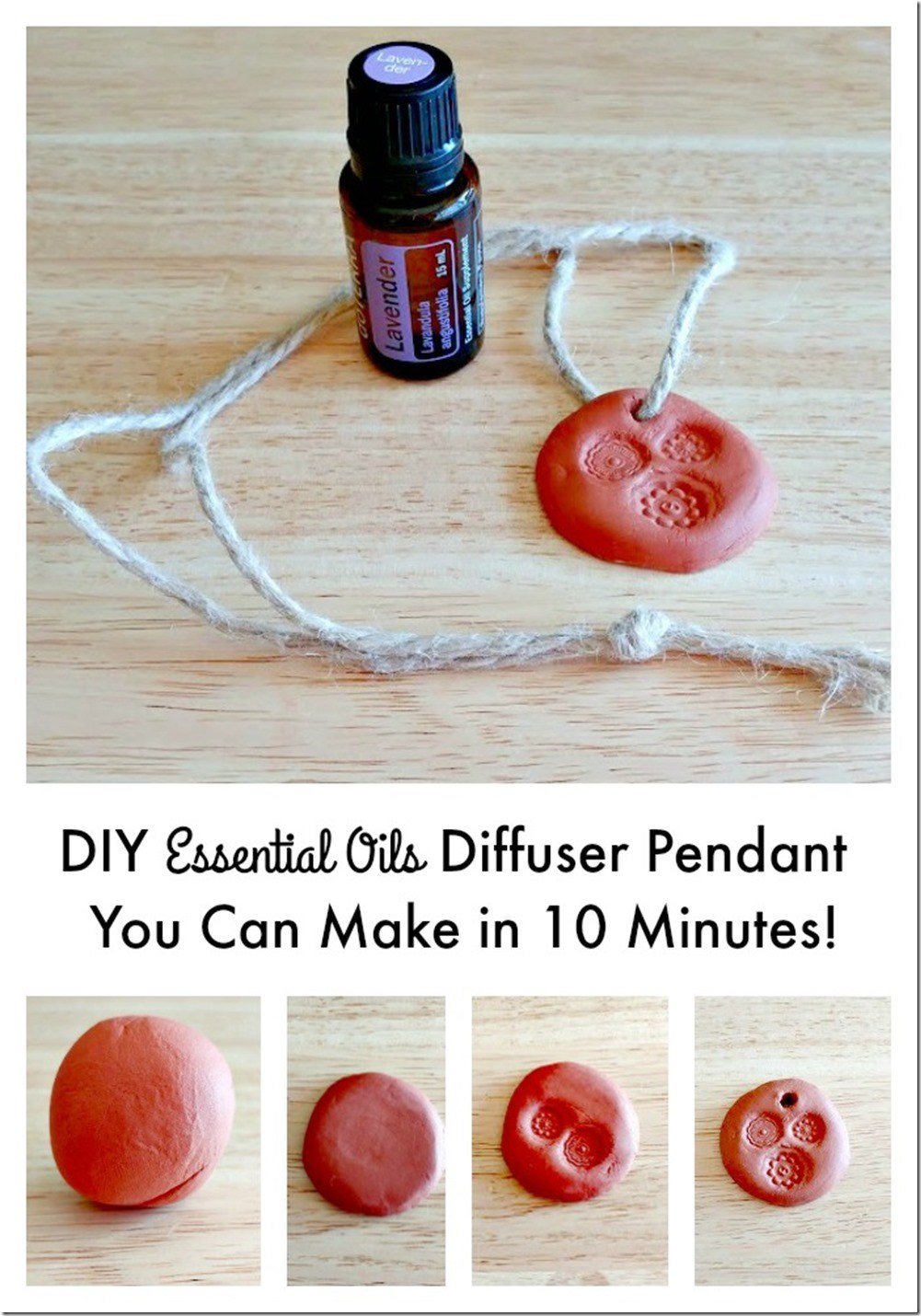 DIY Essential Oil Diffuser Pendant