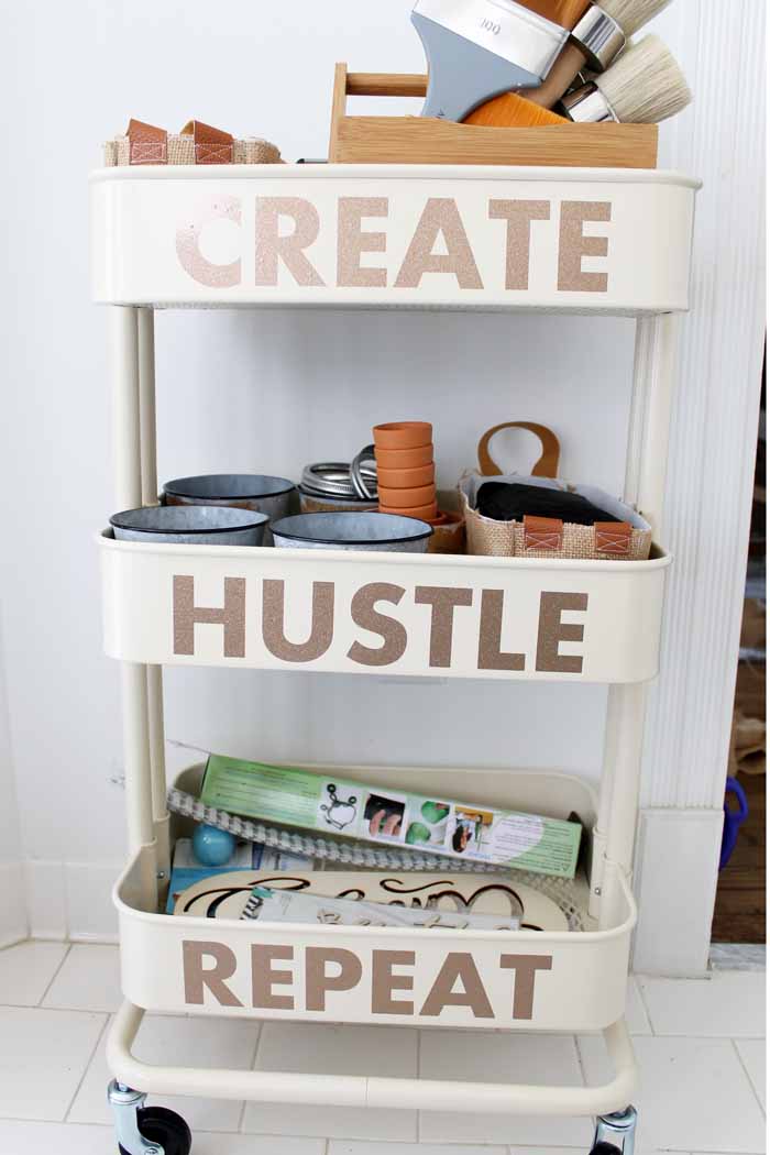 Add this craft cart to your craft room!