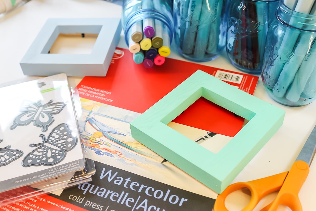 supplies to make diy watercolor art