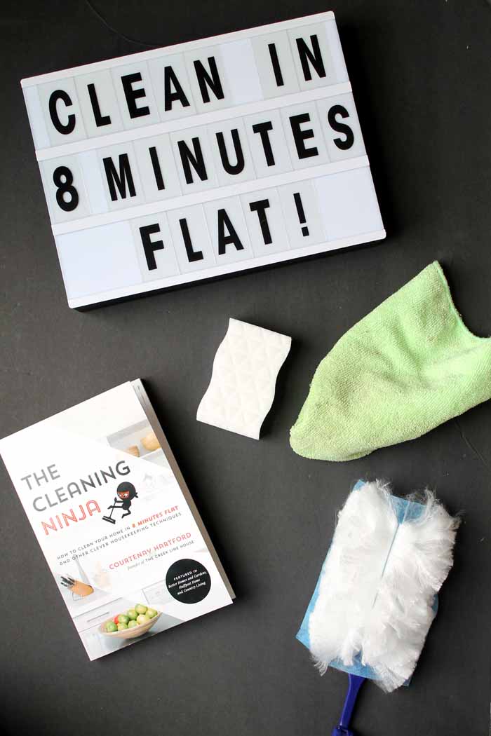 Faster cleaning - learn how to clean your home faster....in 8 minutes flat!