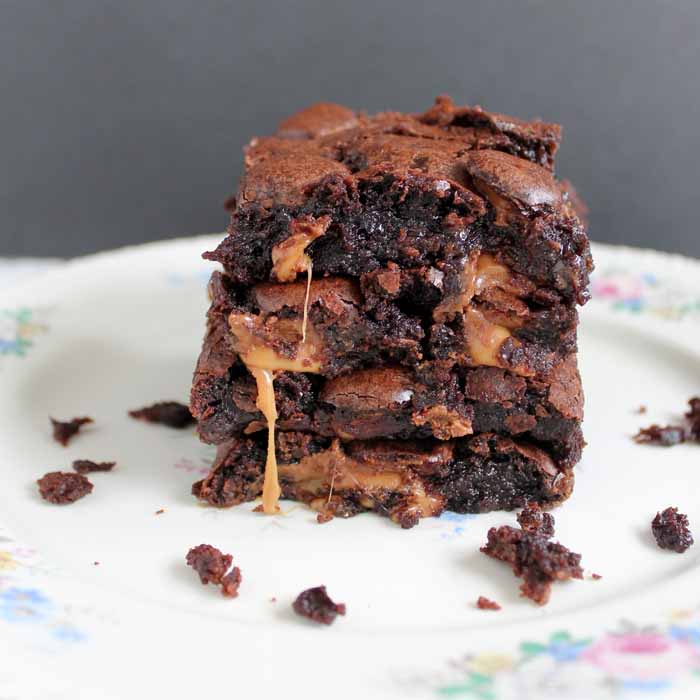 Rolo brownies recipe - the ultimate in chocolate dessert! 