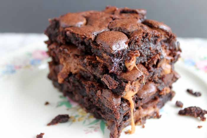 Rolo brownies recipe - the ultimate in chocolate dessert! 
