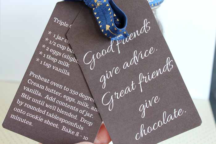 brown gift tags