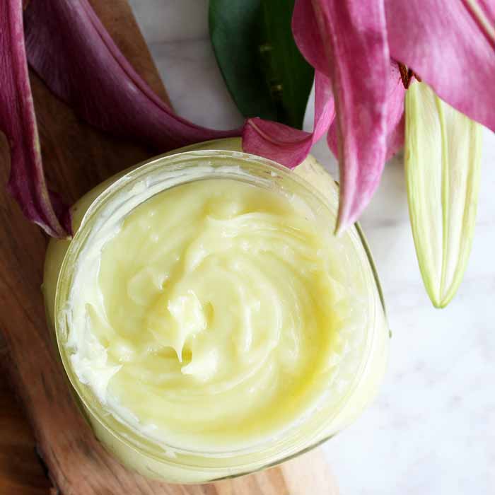 Make these easy homemade hand lotion! Recipe for beeswax lotion that is simple to make!