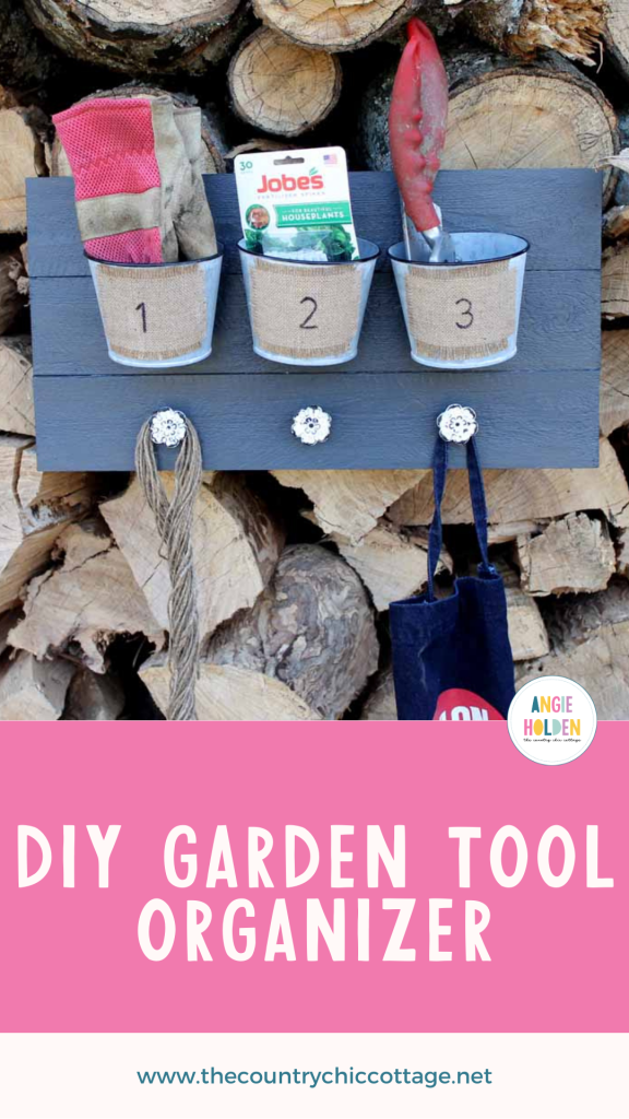 DIY Garden Tool Organizer - The Country Chic Cottage