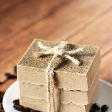 Coffee milk soap