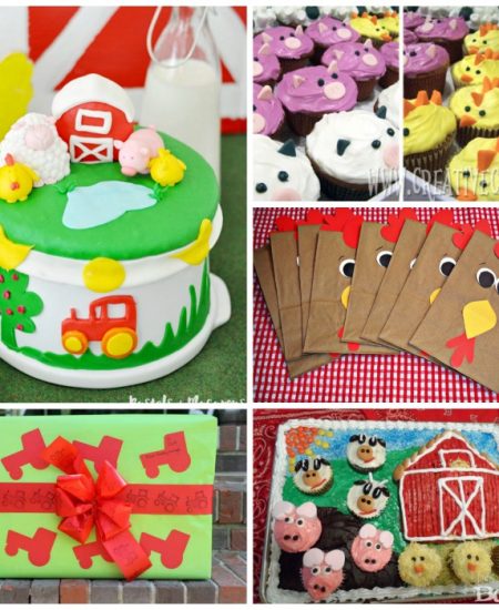 Great farm party ideas for your kids birthday party!