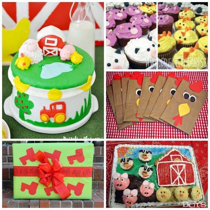 Great farm party ideas for your kids birthday party!