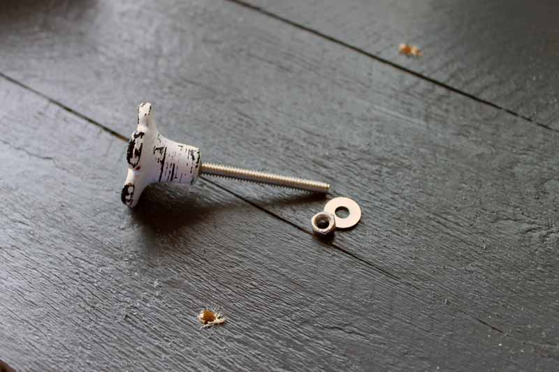 DIY Tool Storage Idea one knob