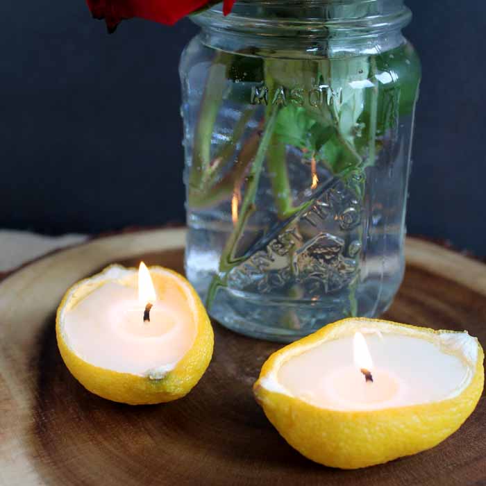 lemon candles for weddings