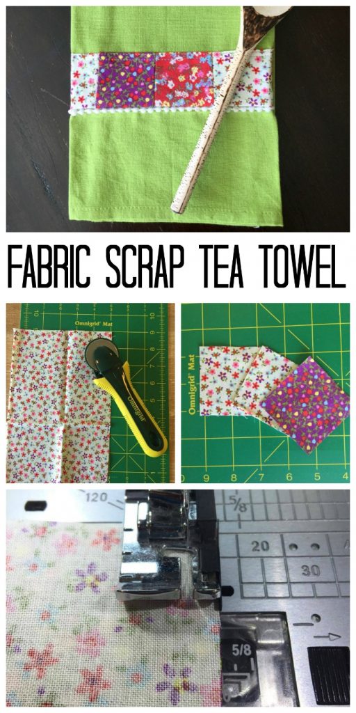 graphic for fabric scrap towel