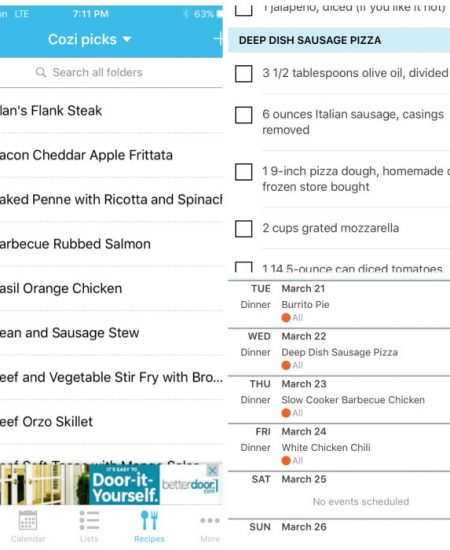 Use this meal planning app to plan your menu for free!