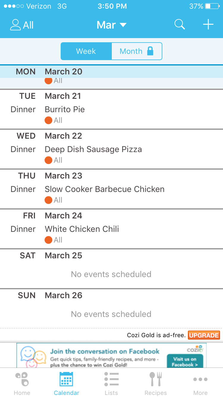 Use this meal planning app to plan your menu for free!