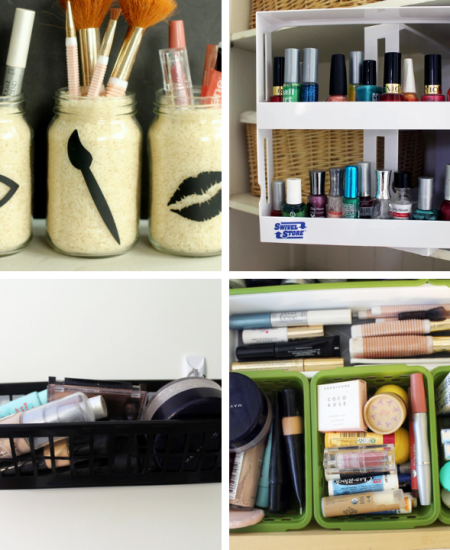 Makeup Organization - The Country Chic Cottage - Square