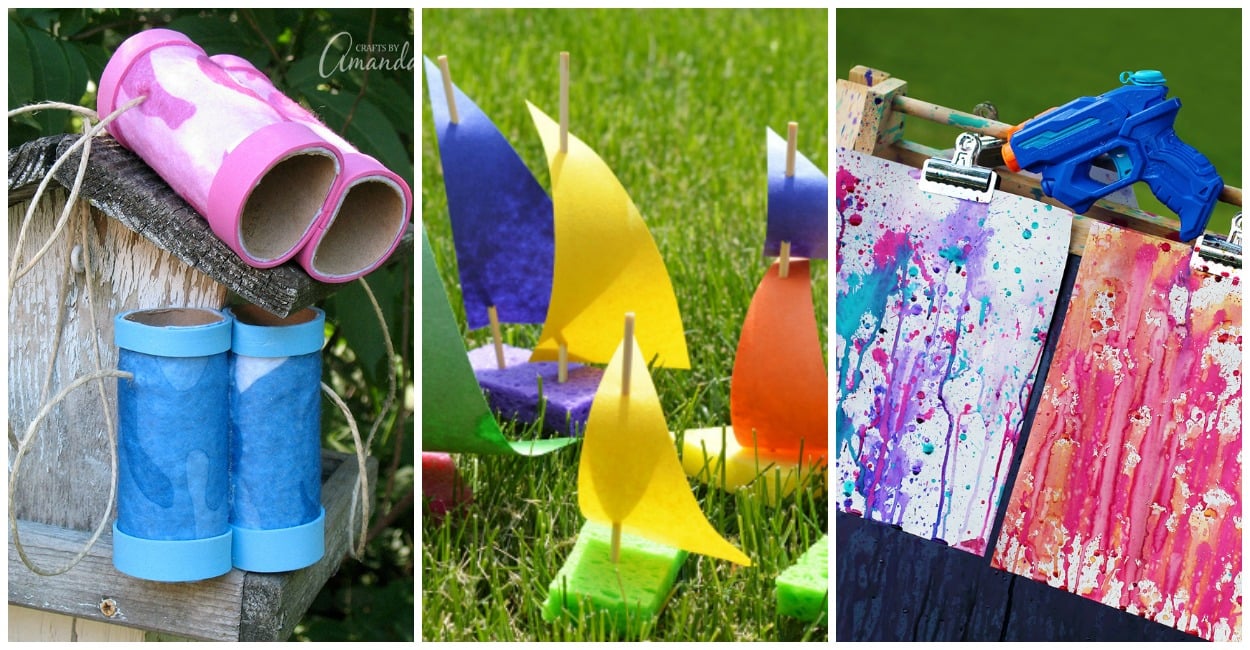 Summer Craft Ideas - perfect boredom busters for your kids this summer!