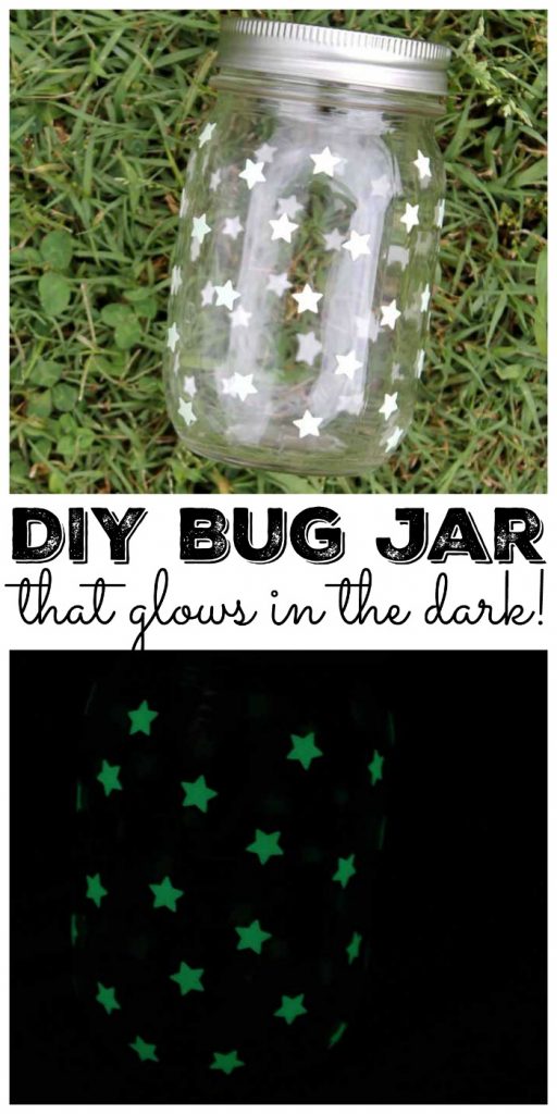 Make this DIY bug jar that glows in the dark for tons of summer fun!