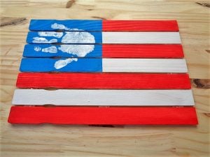 handprint flag