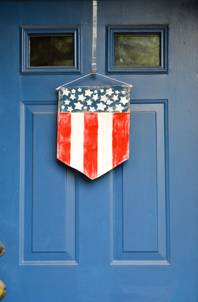patriotic  door hanger
