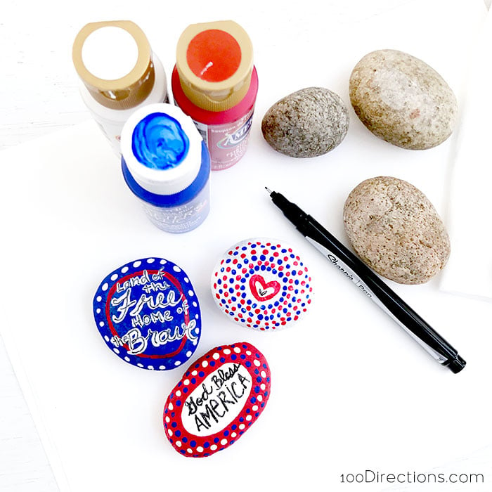 Quick and easy patriotic crafts that take 15 minutes or less to make!