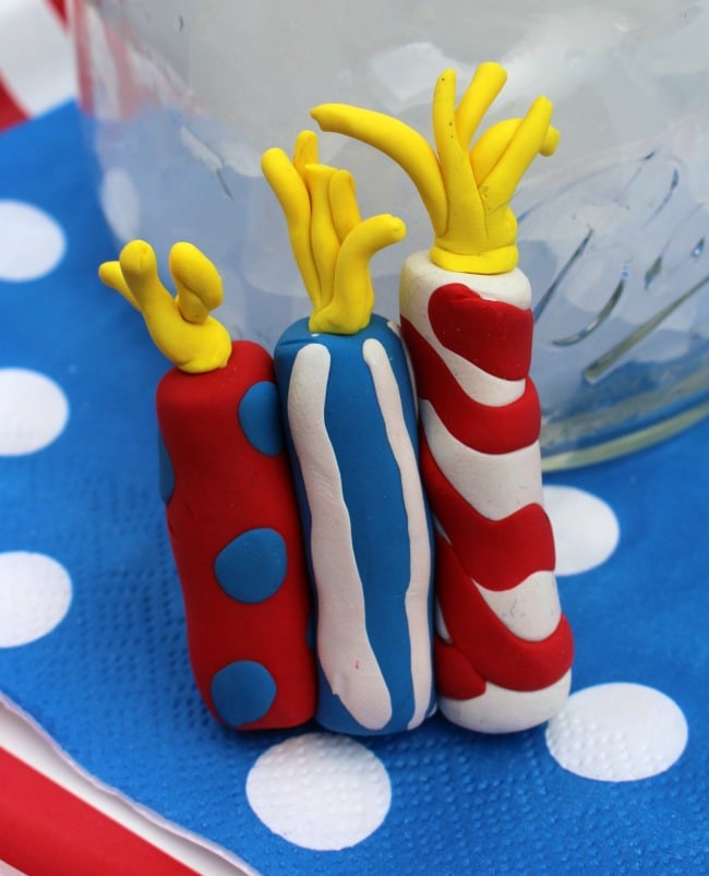 firecrackers made from clay