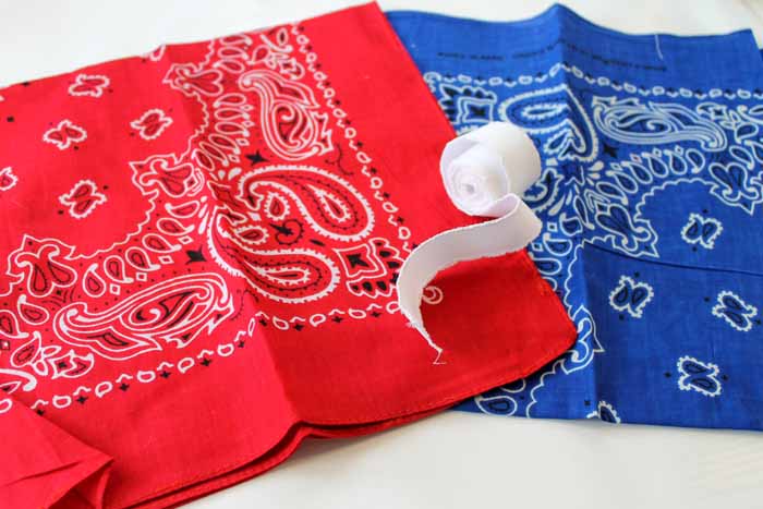 supplies for bandanna apron