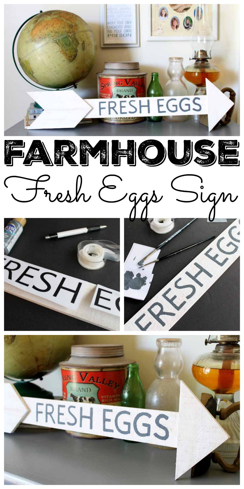 Farmhouse Kitchen Decor pin image